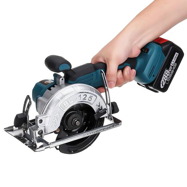 Serra Circular Portátil Angular 2 Baterias 48V Brushless