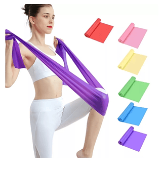 Faixa Elástica Para Fisioterapia Yoga Alongamento Pilates