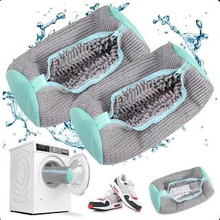 Saco Para Lavar Sapato Tênis Máquina de lavar Limpeza Anti Deformação Viagem Lavanderia