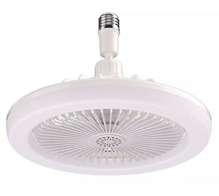 Lâmpada De Ventilador De Teto Led Ajustável Pequena E27 30w.