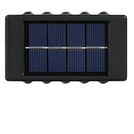 Luminária Arandela Solar 10 Led Luz Quente Prova Dágua