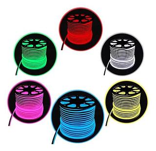 Fita neon 110v 6500k 3500k vermelho - amarelo - verde - azul - rosa