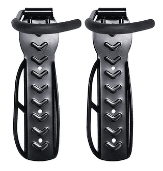 Suporte Parede Vertical Gancho Pendurar P/ Bicicleta Pro Cor Preto