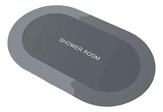 Tapete De Banho Superabsorvente De Secagem Rápida Com Suport