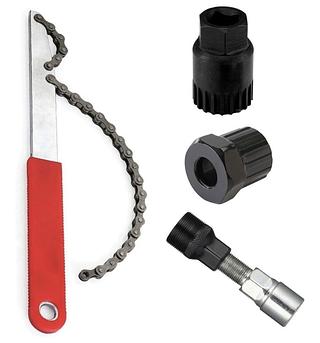 Chave Extrator Saca Catraca Cassete + Extrator Manivela Bike