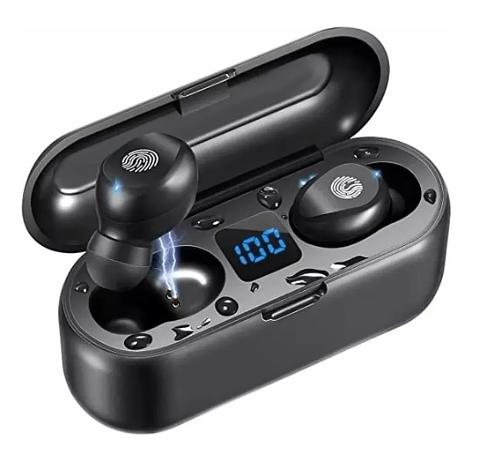 Fone de Ouvido sem Fio TWS F9 Bluetooth com Powerbank