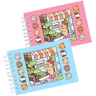 Bobbie Goods Livro Caderno Colorir Capa Dura Infantil