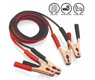 Cabo Chupeta Bateria Carro Moto 500a Com Estojo