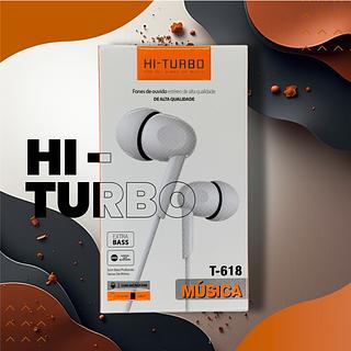 Fone De Ouvido Super Bass HI-TURBO T-618 Entrada P2