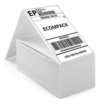Kit 10mil Etiqueta (20 pacote de 500) Envio Correio Térmica 10x15 Serrilhada