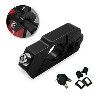 Trava De Moto Manete E Capacete Antifurto Teck Lock Vermelho