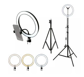 Ring Light Led Iluminador 26cm 10 P + Tripe 2,10m