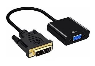 Conversor Adaptador Dvi-d 24+1 Macho P/VGA 15 Pinos Fêmea