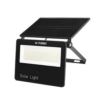 Refletor Solar Led 200w Placa Prova Dágua Dobrável Ajustável Carcaça Preto Luz Branco-frio
