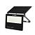 Refletor Solar Led 200w Placa Prova Dágua Dobrável Ajustável Carcaça Preto Luz Branco-frio