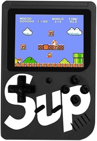 Mini Game Portátil Sup Game Box Plus com 400 Jogos Super Mario