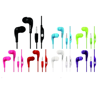 Fone de ouvido com microfone colorido