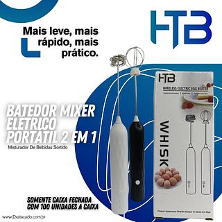 Batedor Mixer Elétrico Portátil 2 Em 1