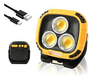 Luz recarregável magnética de trabalho W891-2 LED 30W portátil para acampamento ao ar livre