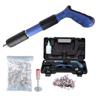 Pistola De Fixação De Ação Direta Finca Pinos + 100 Pinos Nf