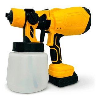 Pistola De Pintura E Pulverizadora Elétrica Portátil 1L + 2 Baterias