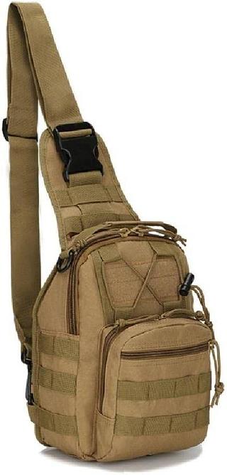 Bolsa transversal peito e ombro tática militar impermeável