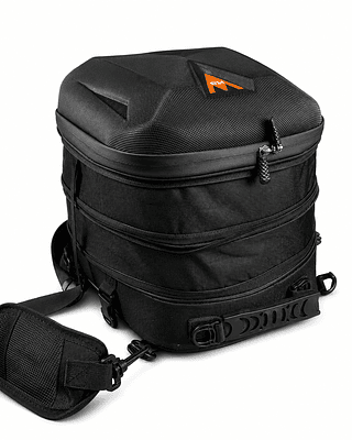 Mochila Rígida Impermeável Expansível Para Moto
