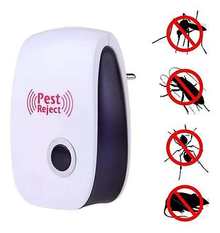 Repelente Eletrônico Ultrassônico Espanta Ratos E Insetos - REPELENTE ELETRONICO DE TOMADA ANTI INSETOS