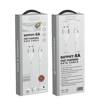 Cabo Turbo 6.0A Micro-usb V8 Carregar Celular Dados 1m